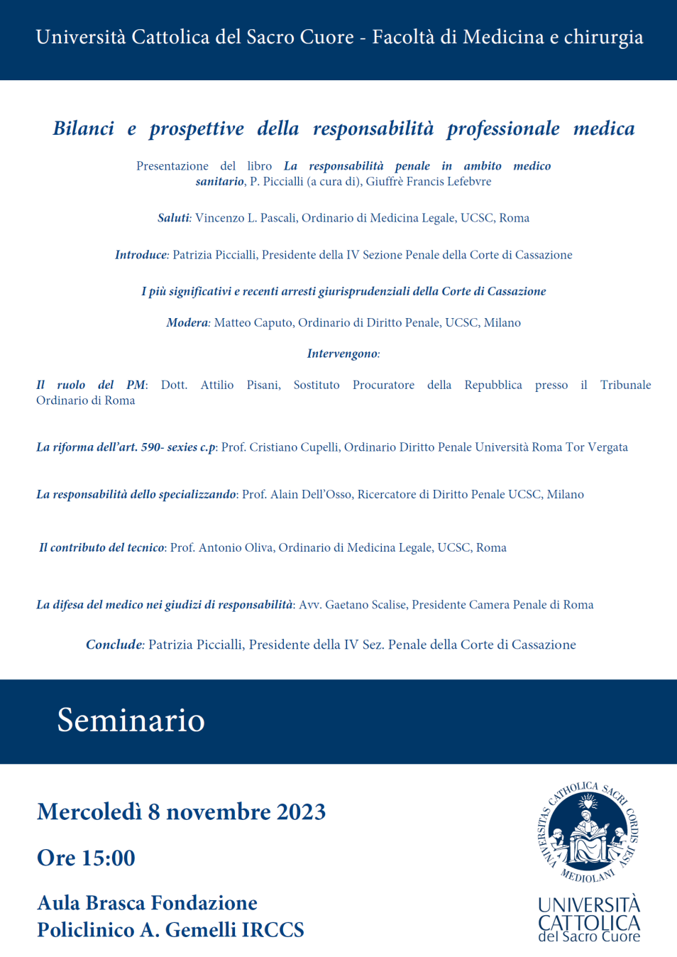 locandina seminario medicina legale 23