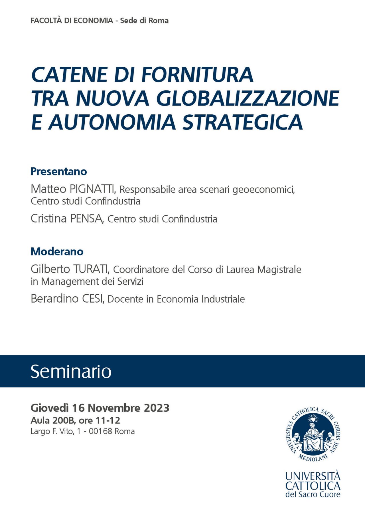 Seminario economia Confindustria23