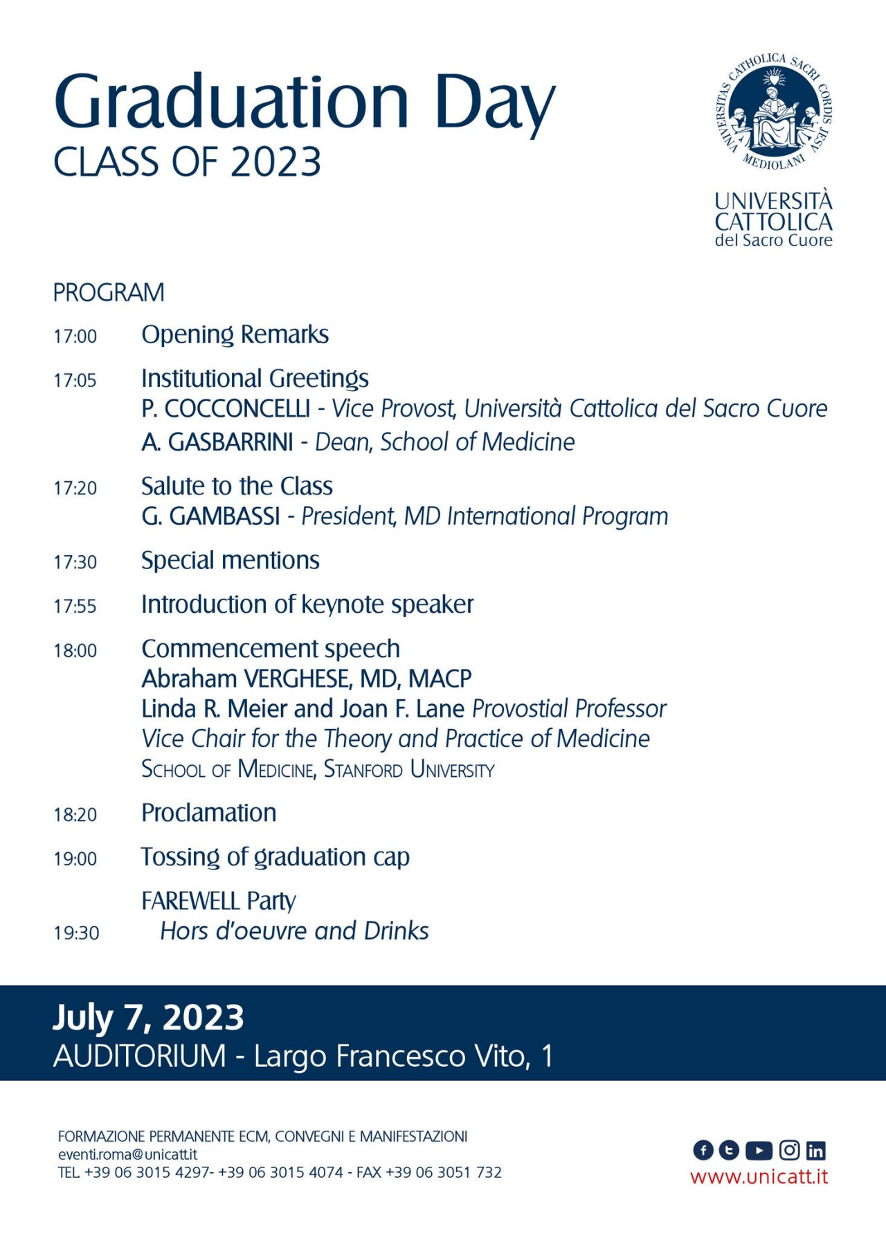 graduation medicine and surgery 2023