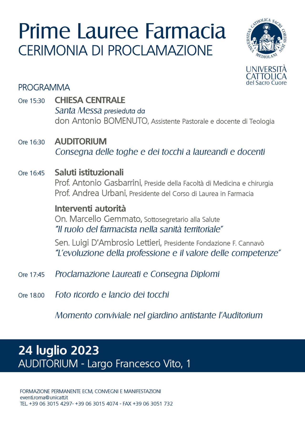 prime lauree farmacia 2023