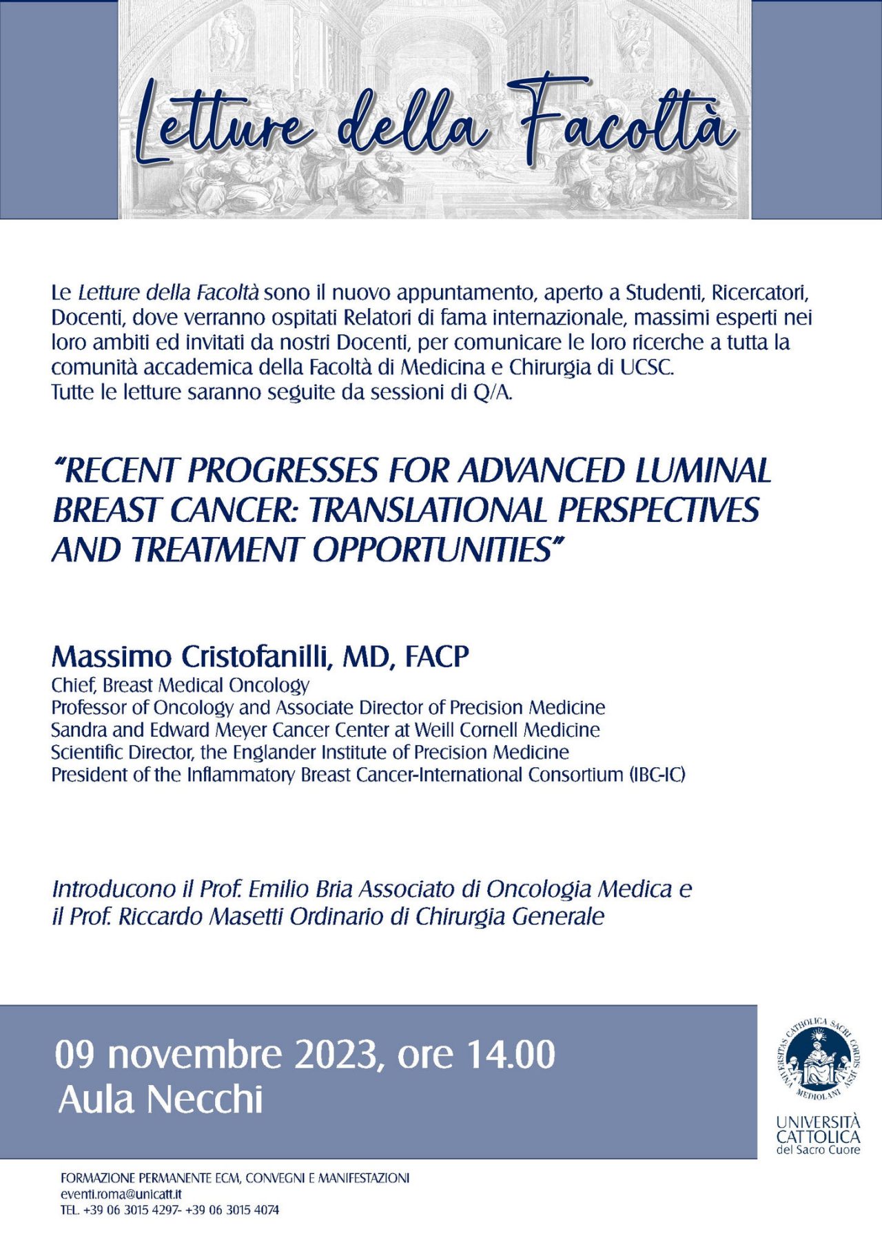 locandina lettura Cristofanilli