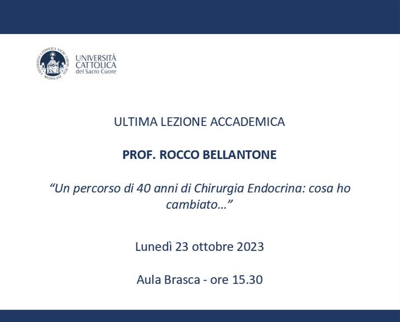 Locandina lezione Bellantone