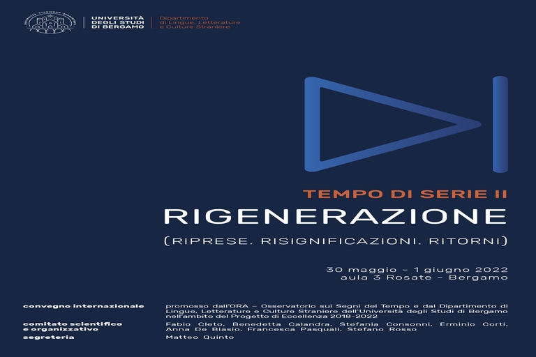 TEMPO DI SERIE II: RIGENERAZIONE