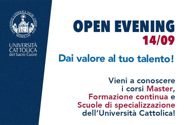 Open evening Master & Postlaurea 